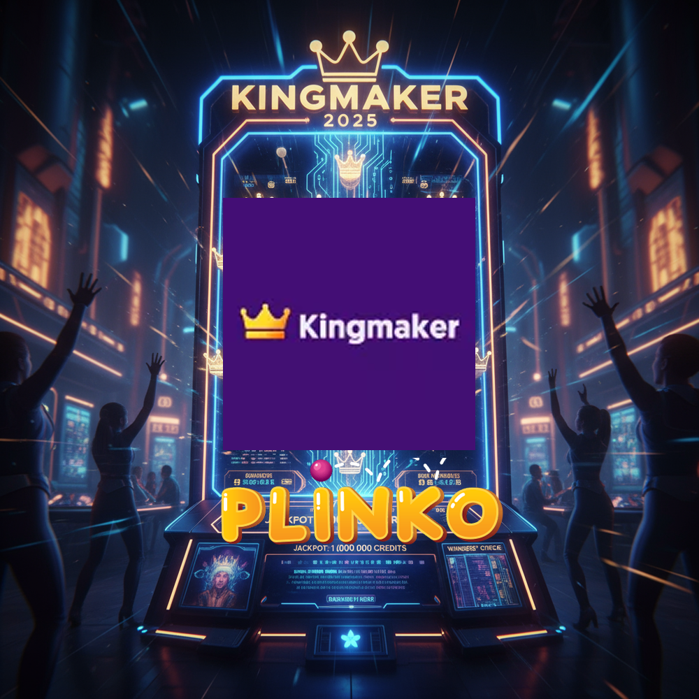 KingMaker Plinko ball game interface