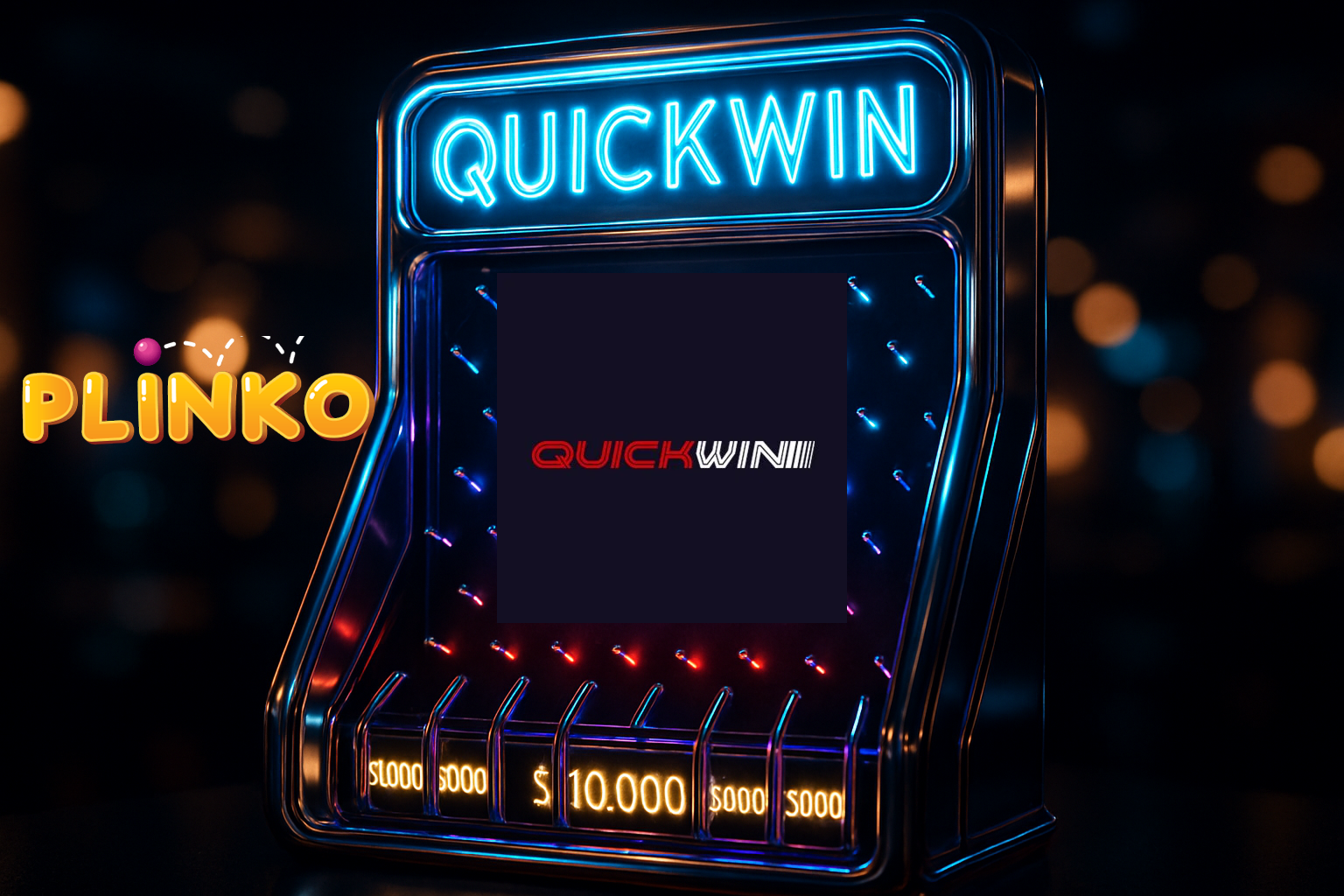 QuickWin Casino plinko money game interface