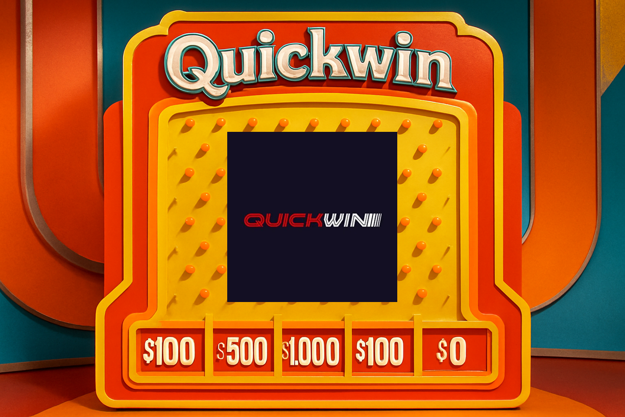 QuickWin Casino plinko gambling game visual interface