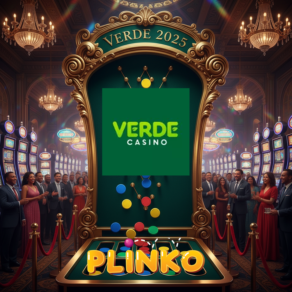 Verde Casino plinko money game interface