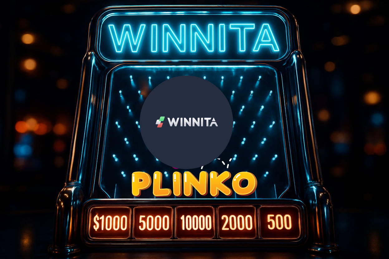 Winnita Casino plinko gambling game visual interface